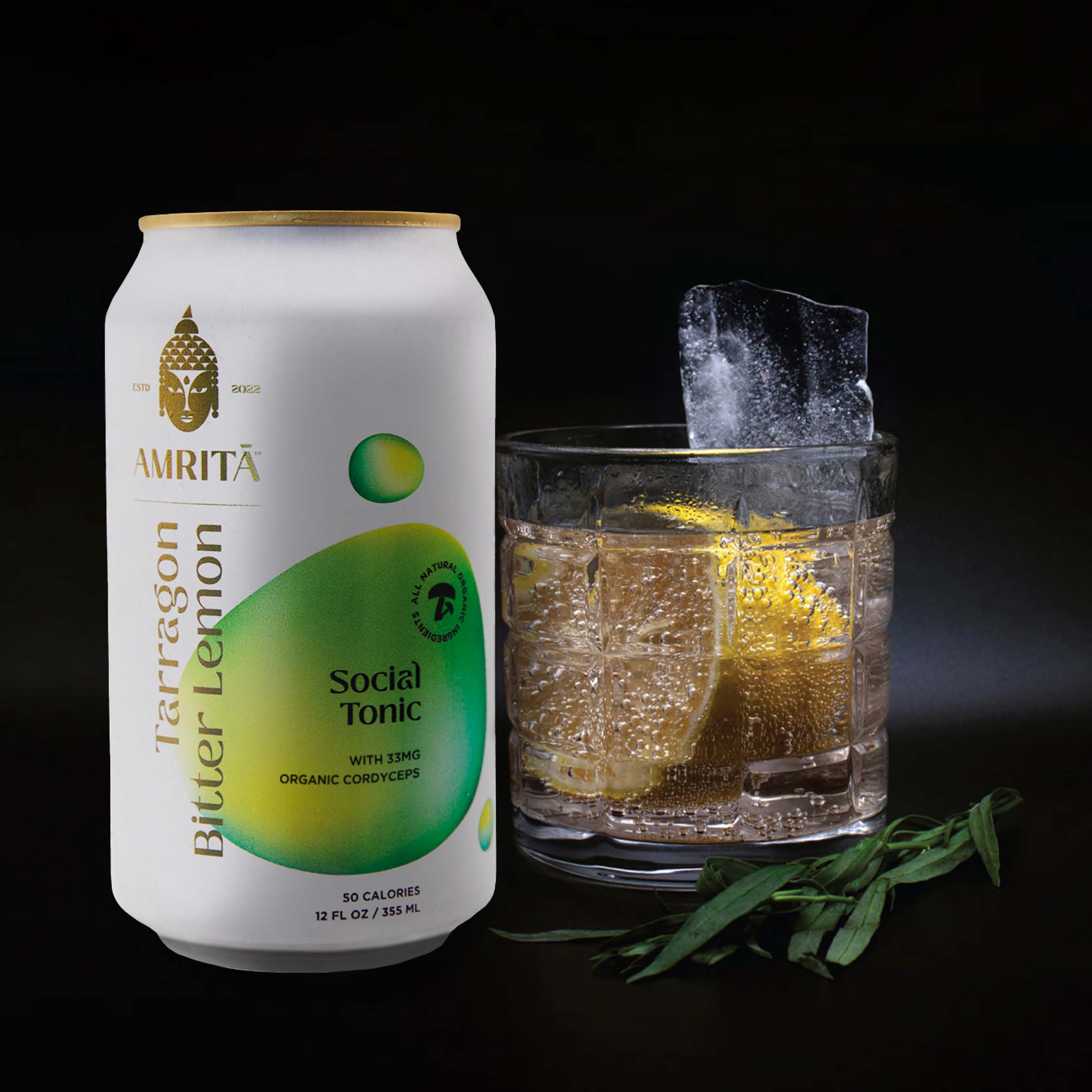 TARRAGON BITTER LEMON – Drink Amritā